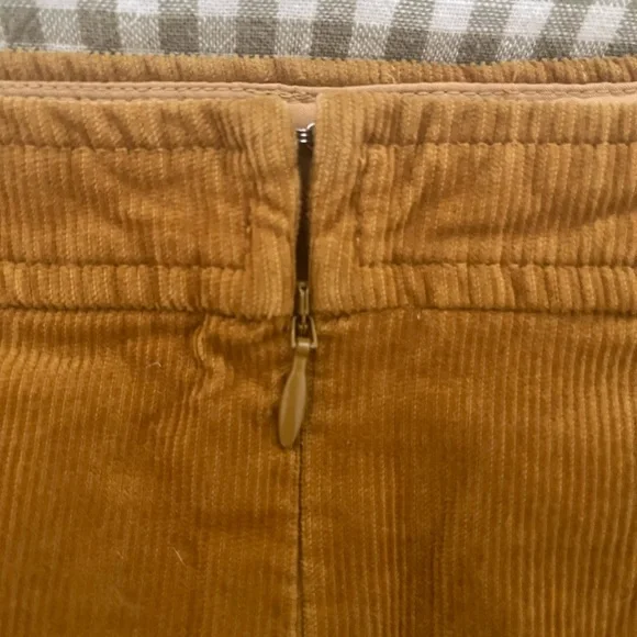 J.Crew Button-Front Corduroy Skirt, size 12 - Picture 5 of 6